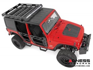 Jeep Wrangler JK Hood Louver - Powder Coated